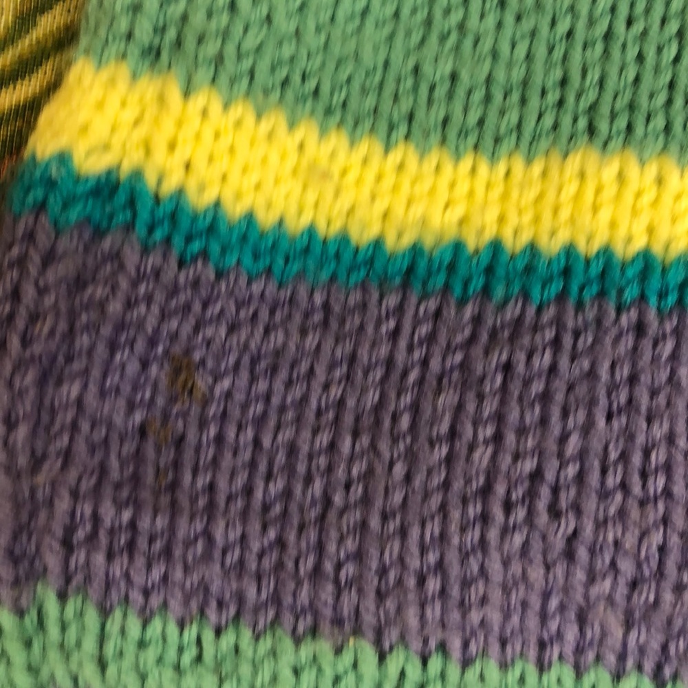 Hand Knit Striped Sweater - Picture 6 of 6